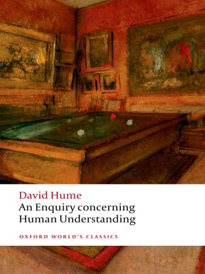 cover image of An Enquiry concerning Human Understanding